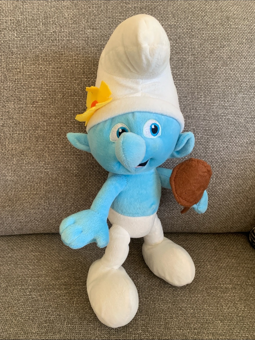 Kellytoy The Smurfs 14” Plush Stuffed Animal Holding a Mirror